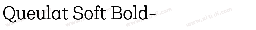 Queulat Soft Bold字体转换